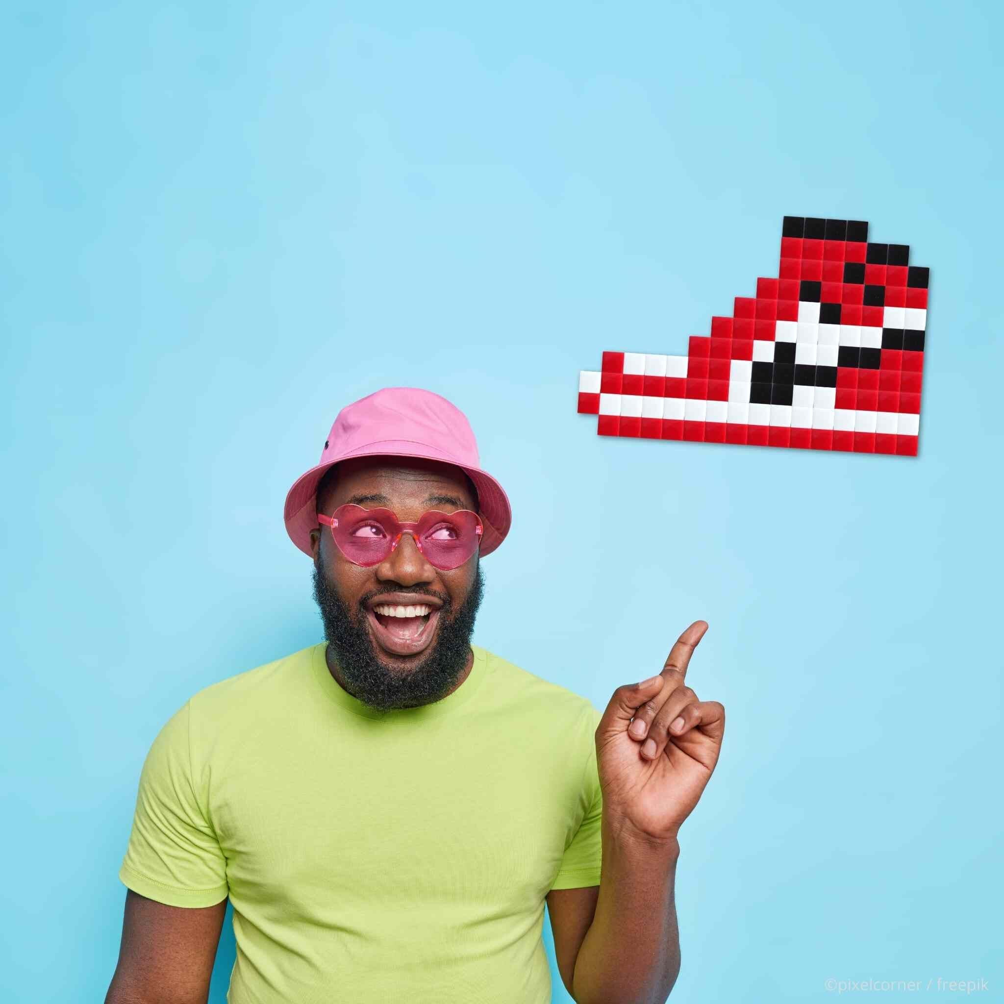 La Sneaker(s) - Art kit mosaïque Pixel Corner